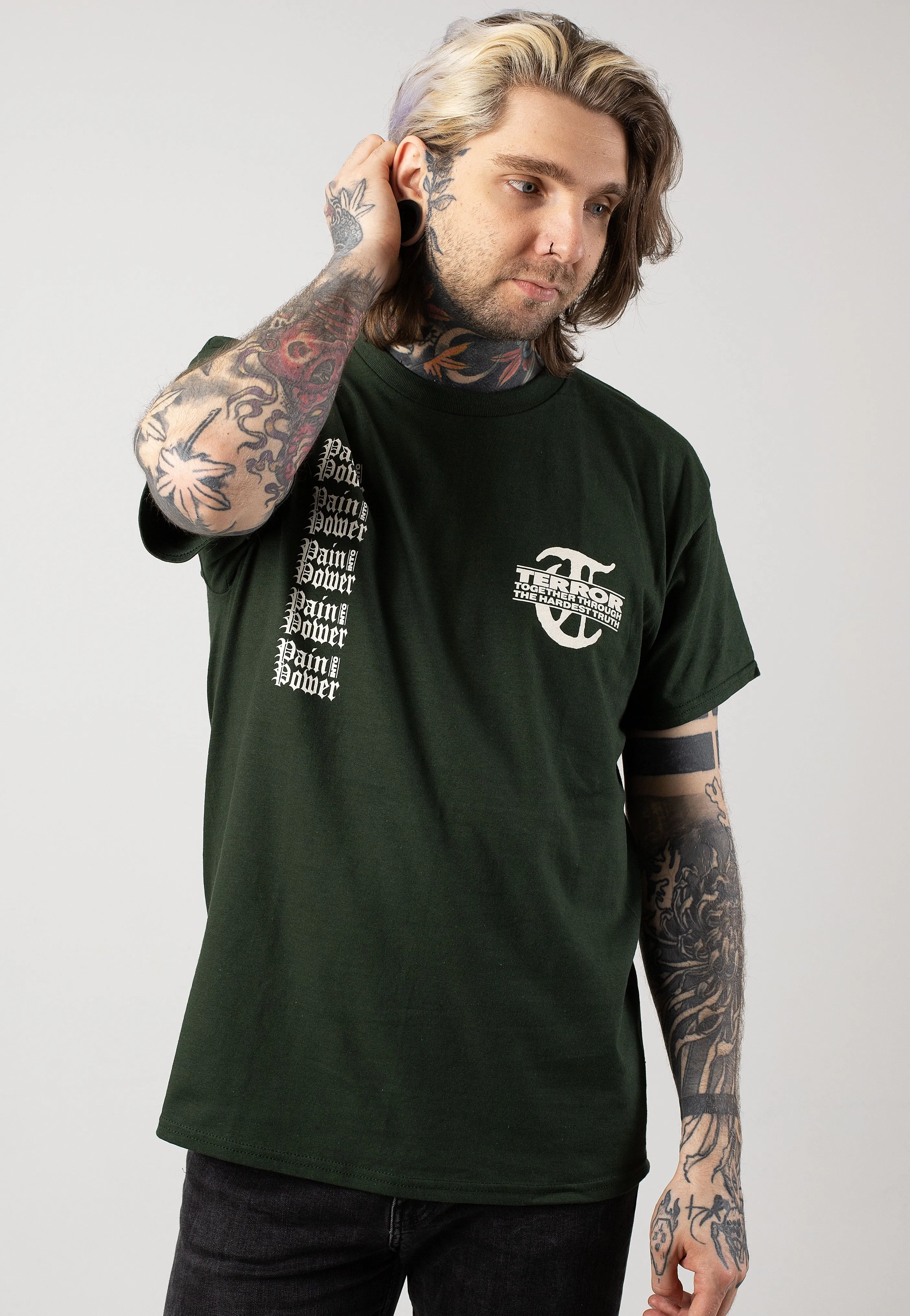 Terror - Pain Forest Green - T-Shirt