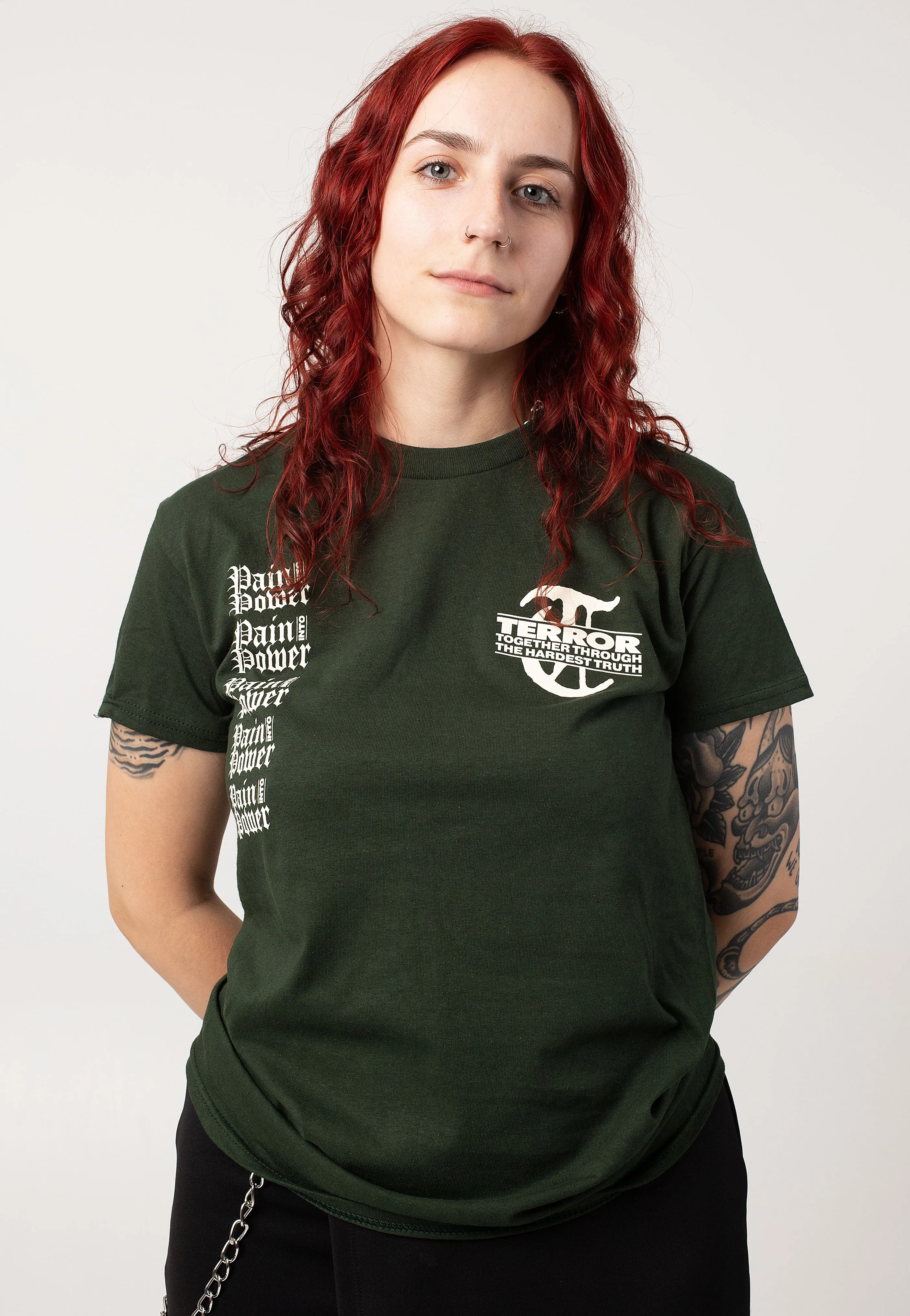 Terror - Pain Forest Green - T-Shirt