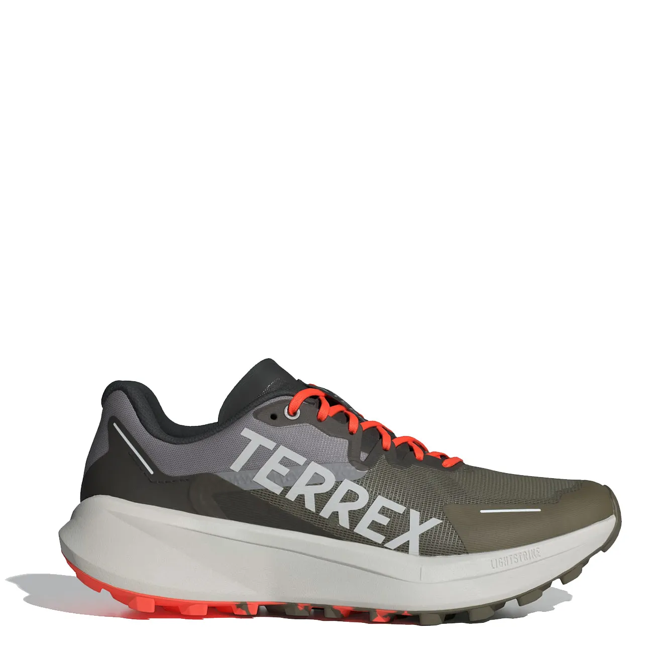 Top Rated Adidas Terrex Agravic 3 Trail Running Shoes Olive Strata / Grey One / Semi Impact Orange  Almost Gone!