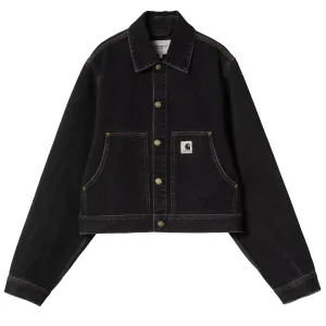 Top Rated Carhartt WIP Womens Arca jacket Black Stone Washed  Last Chance!