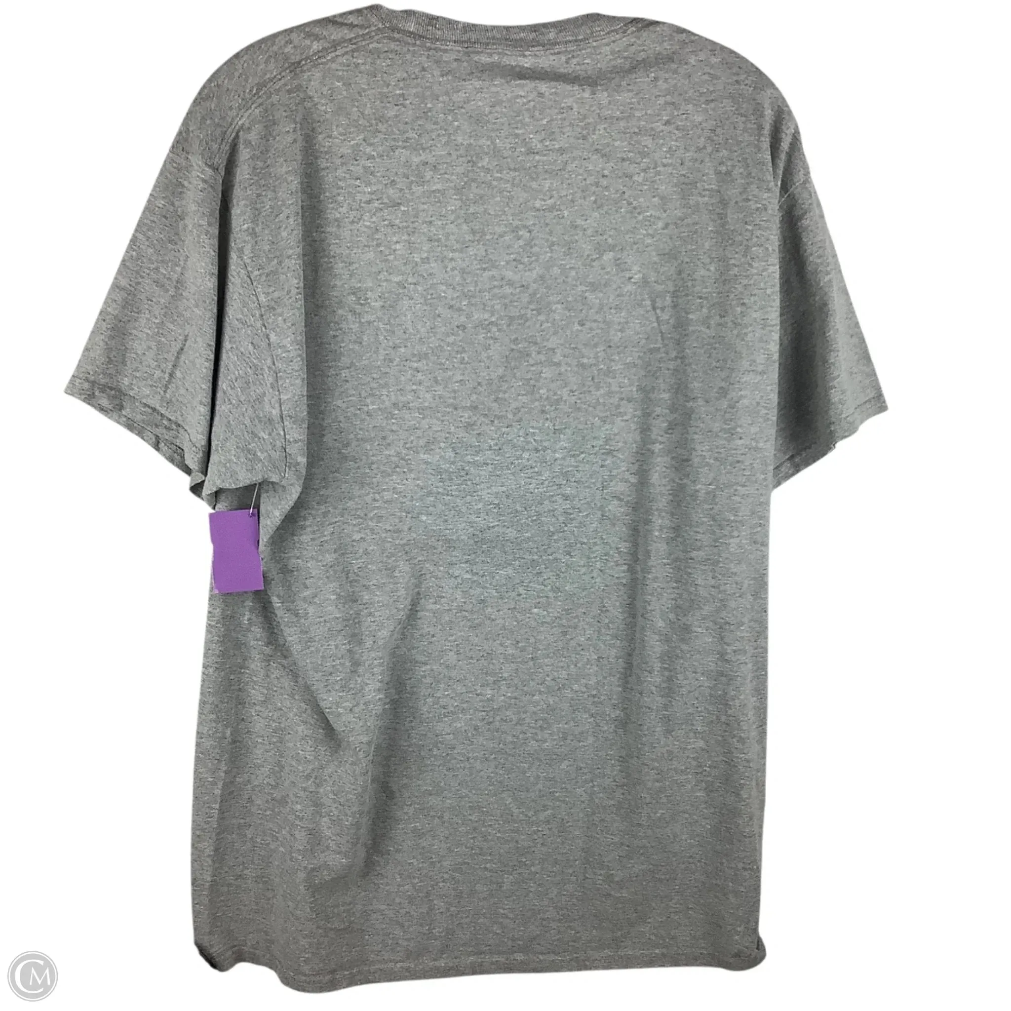 Top Short Sleeve Basic By Disney Store In Grey, Size: L