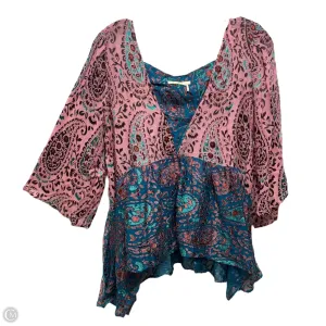 Top Short Sleeve By Floreat In Multi-colored, Size: M