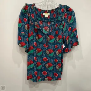Top Short Sleeve By Maeve In Blue & Red, Size: Xs
