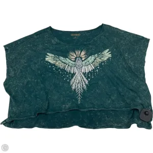 Top Short Sleeve By Shyanne In Green, Size: Xl