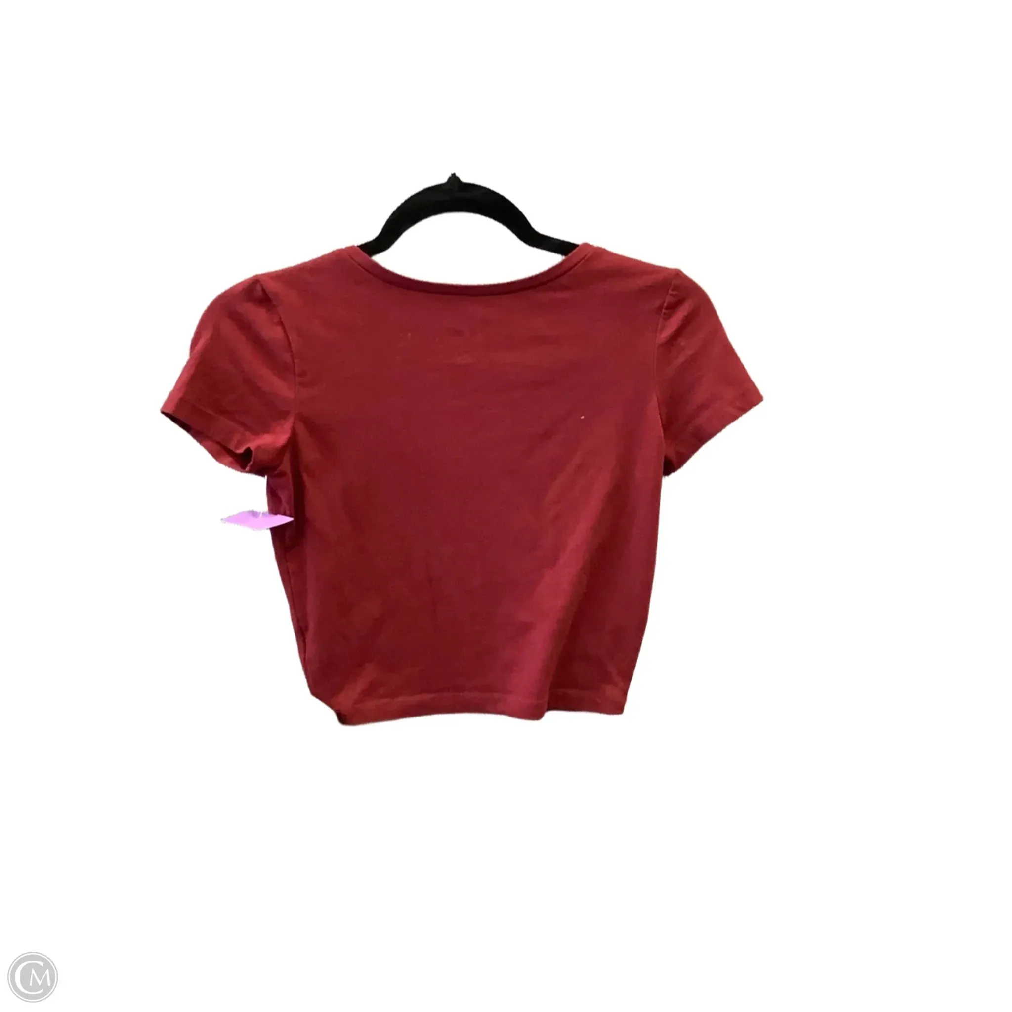 Top Short Sleeve By Wild Fable In Red, Size: S