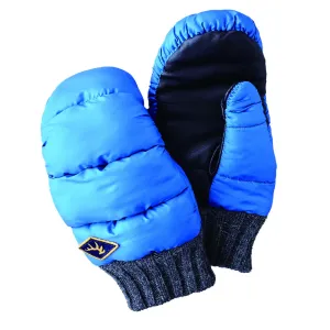 Trendy 2025 Elmer Gloves Puffy Mitten Blue  Today Only!