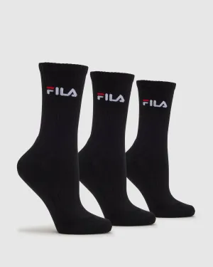 Unisex Crew Socks 3pk -FILA