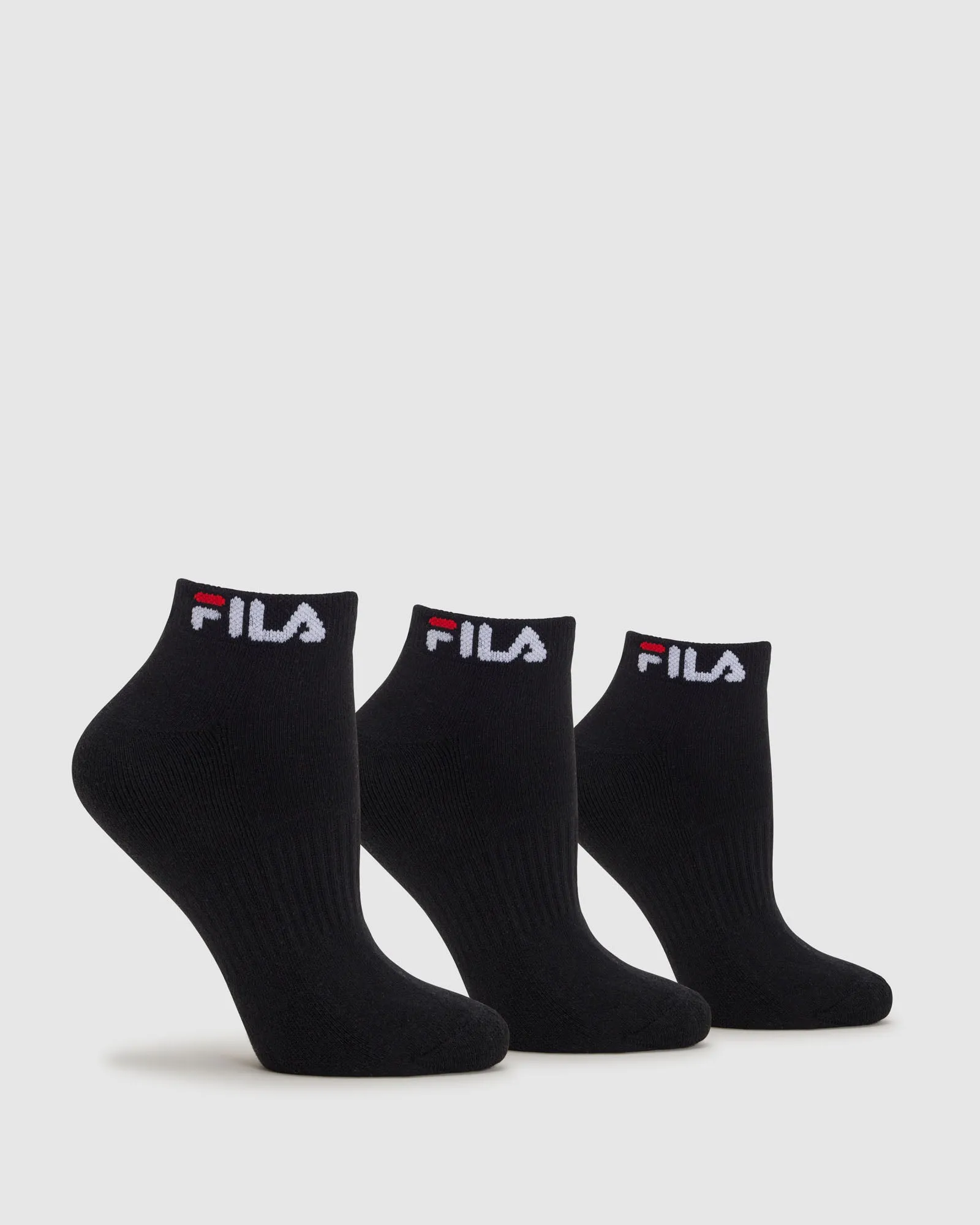 Unisex Ped Socks 3pk -FILA