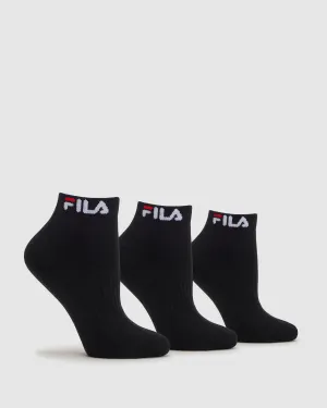 Unisex Ped Socks 3pk -FILA