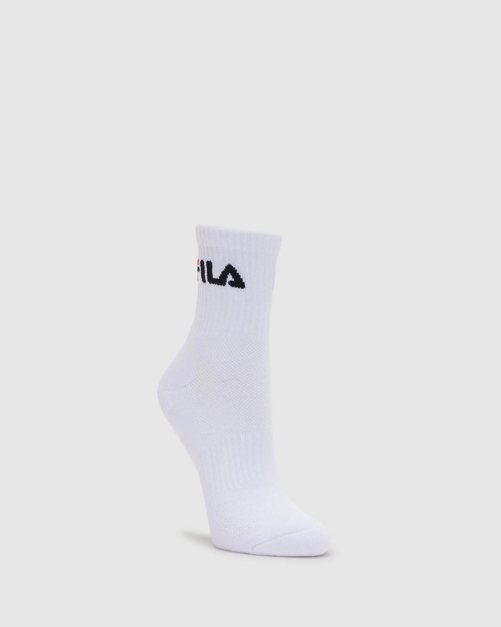 Unisex Qtr Crew Socks 3pk -FILA