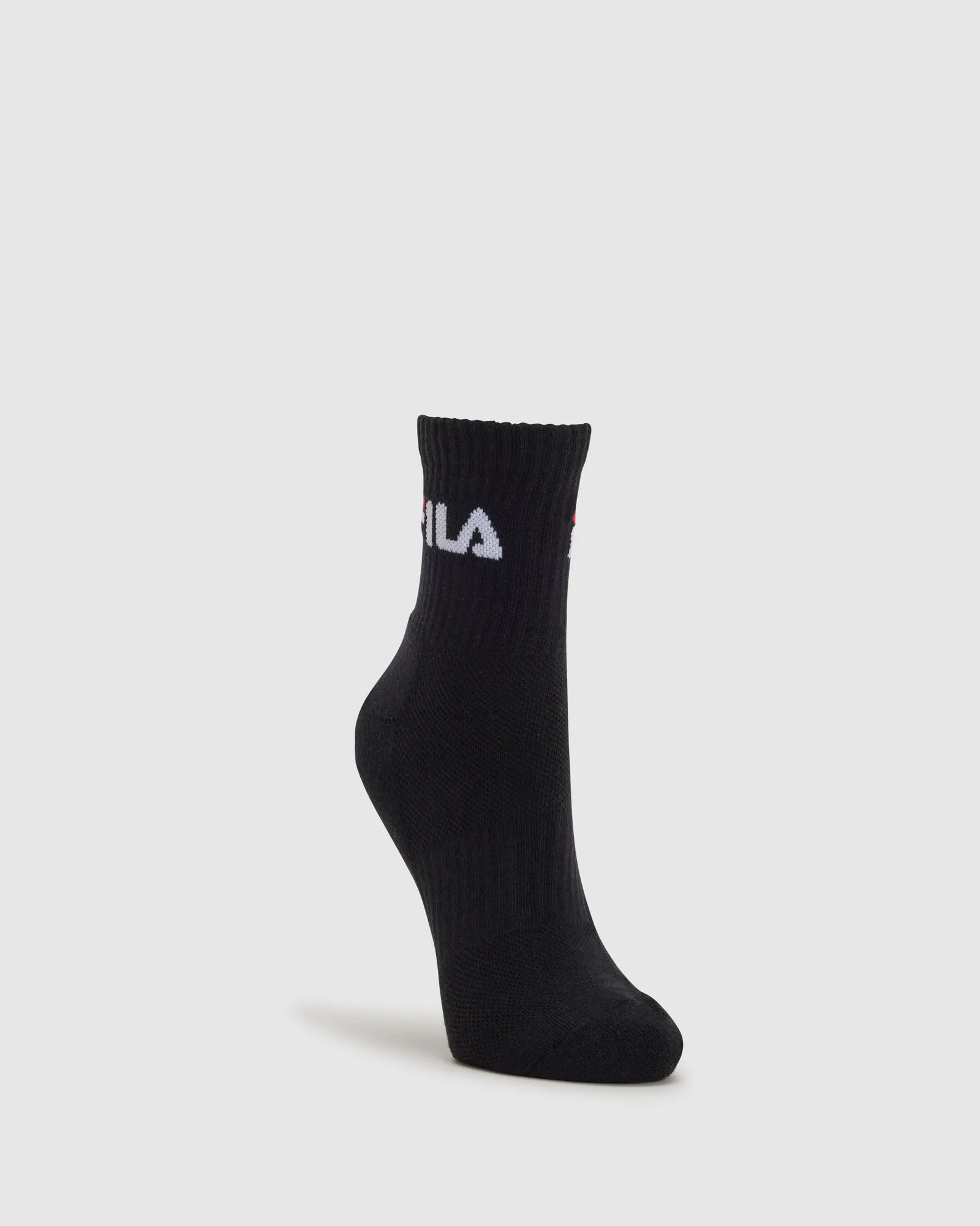 Unisex Qtr Crew Socks 3pk -FILA