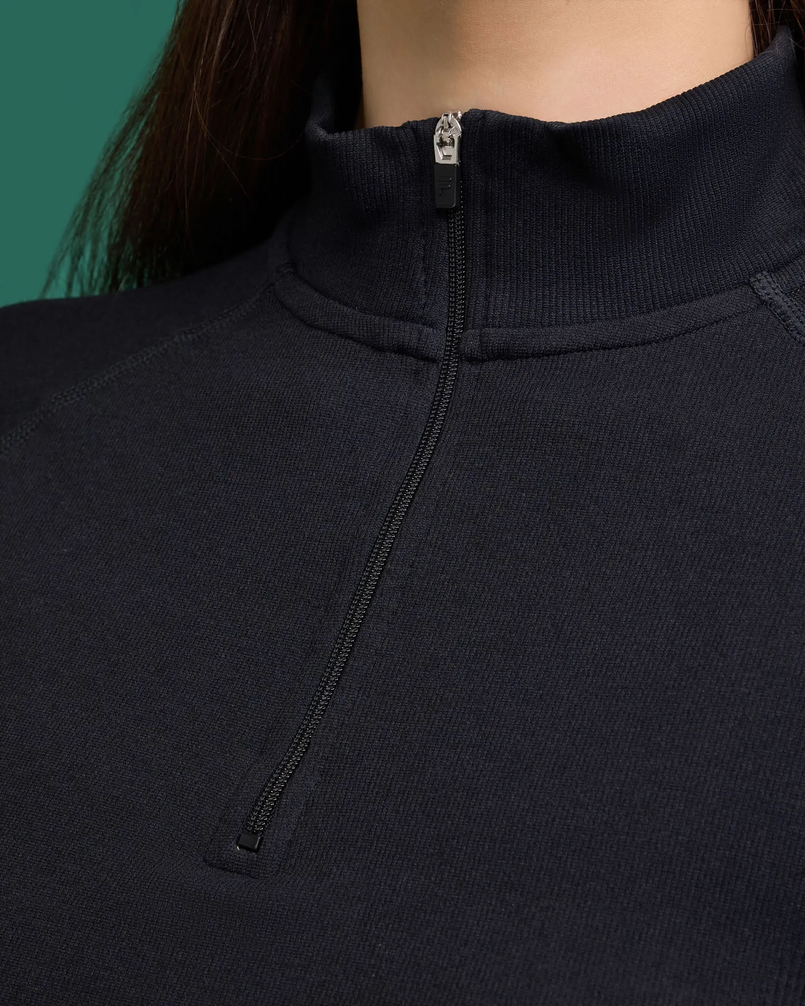 Women's Break Point Seamless Qtr Zip -FILA