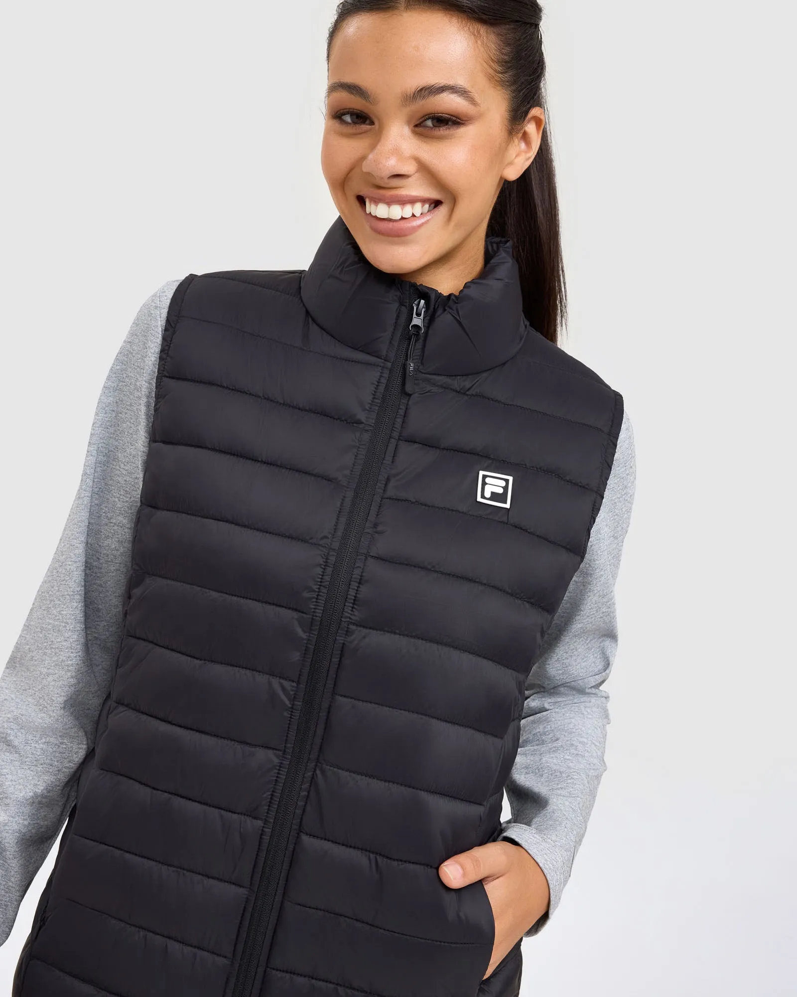 Women's Carpo Lite Puffer Vest -FILA