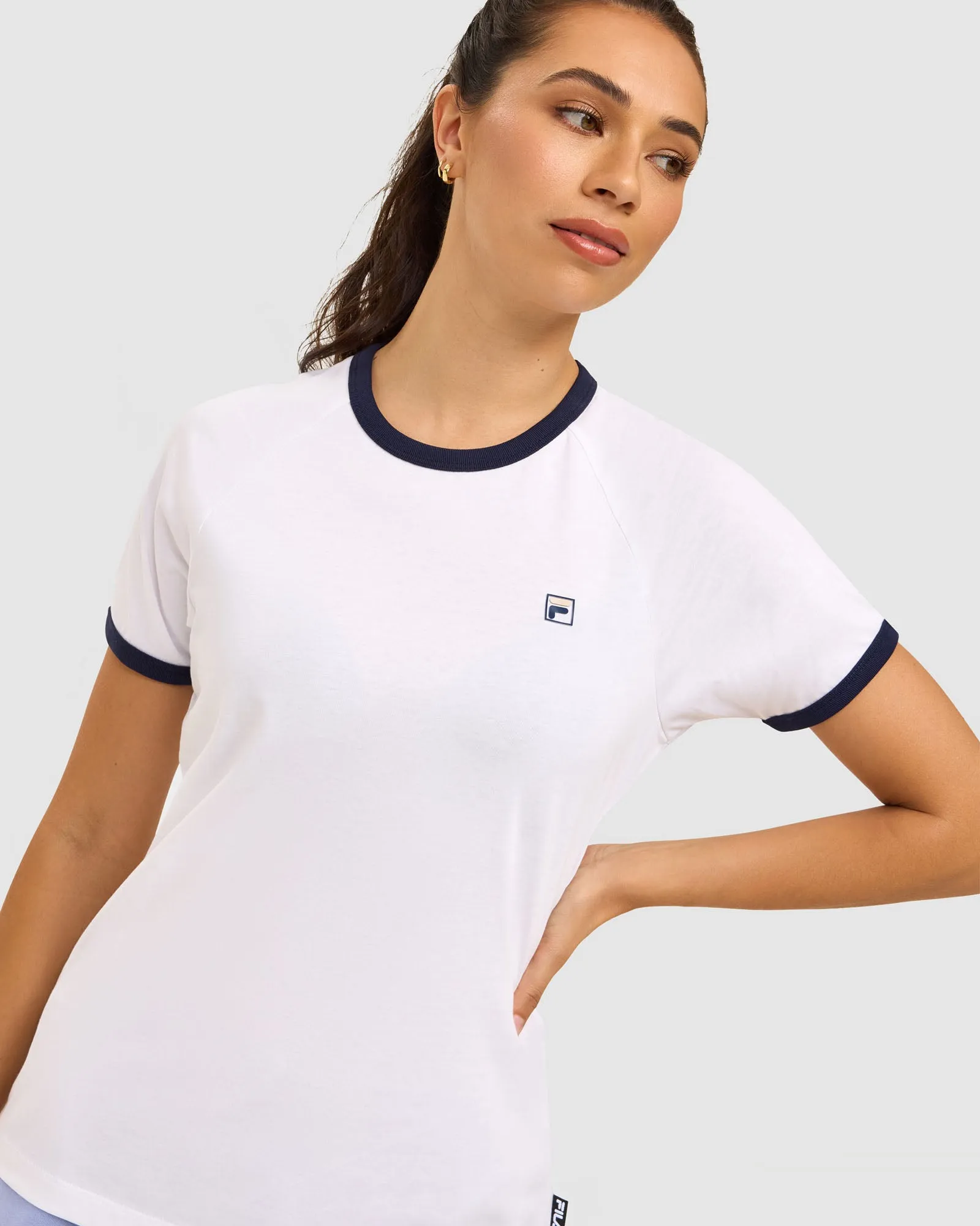 Women's Hazel Ringer Tee -FILA
