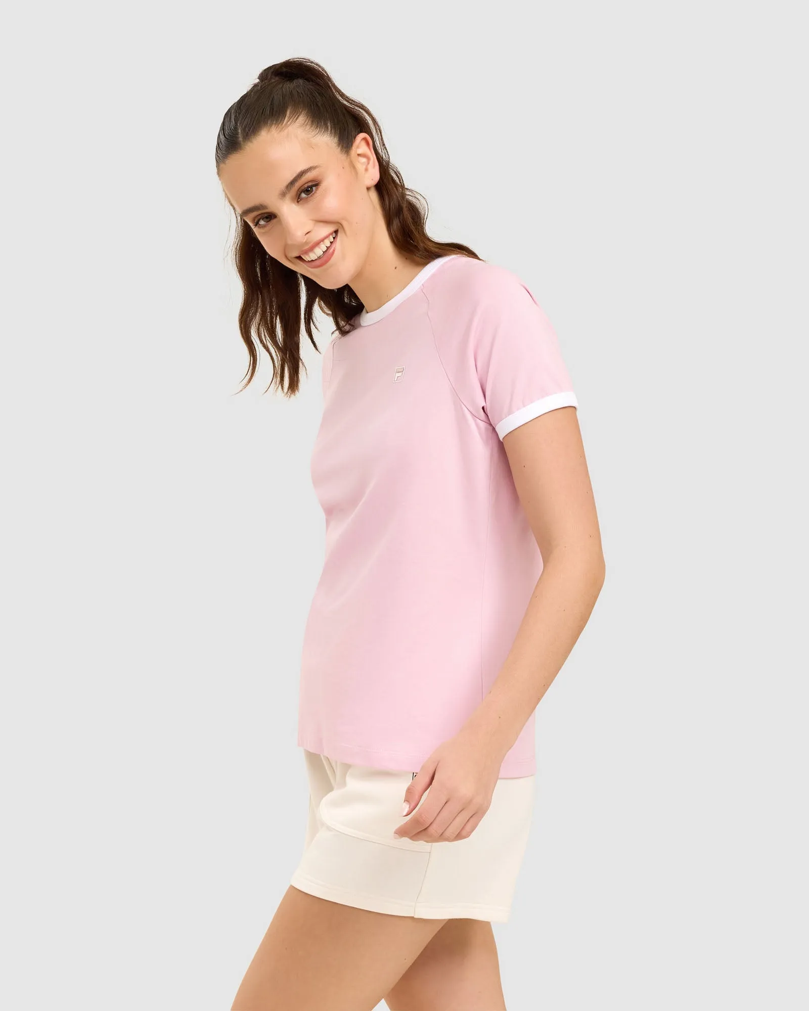 Women's Hazel Ringer Tee -FILA