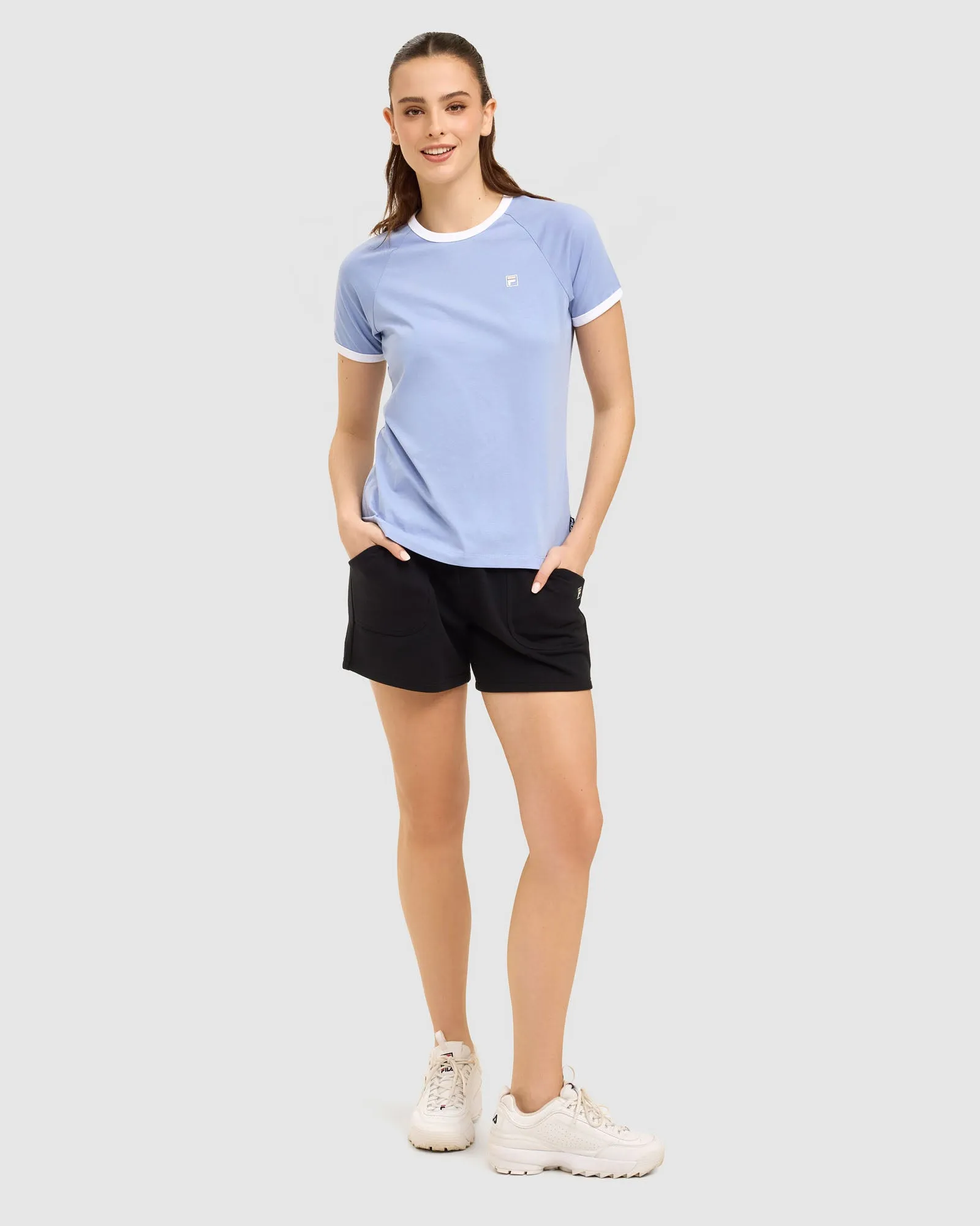 Women's Hazel Ringer Tee -FILA