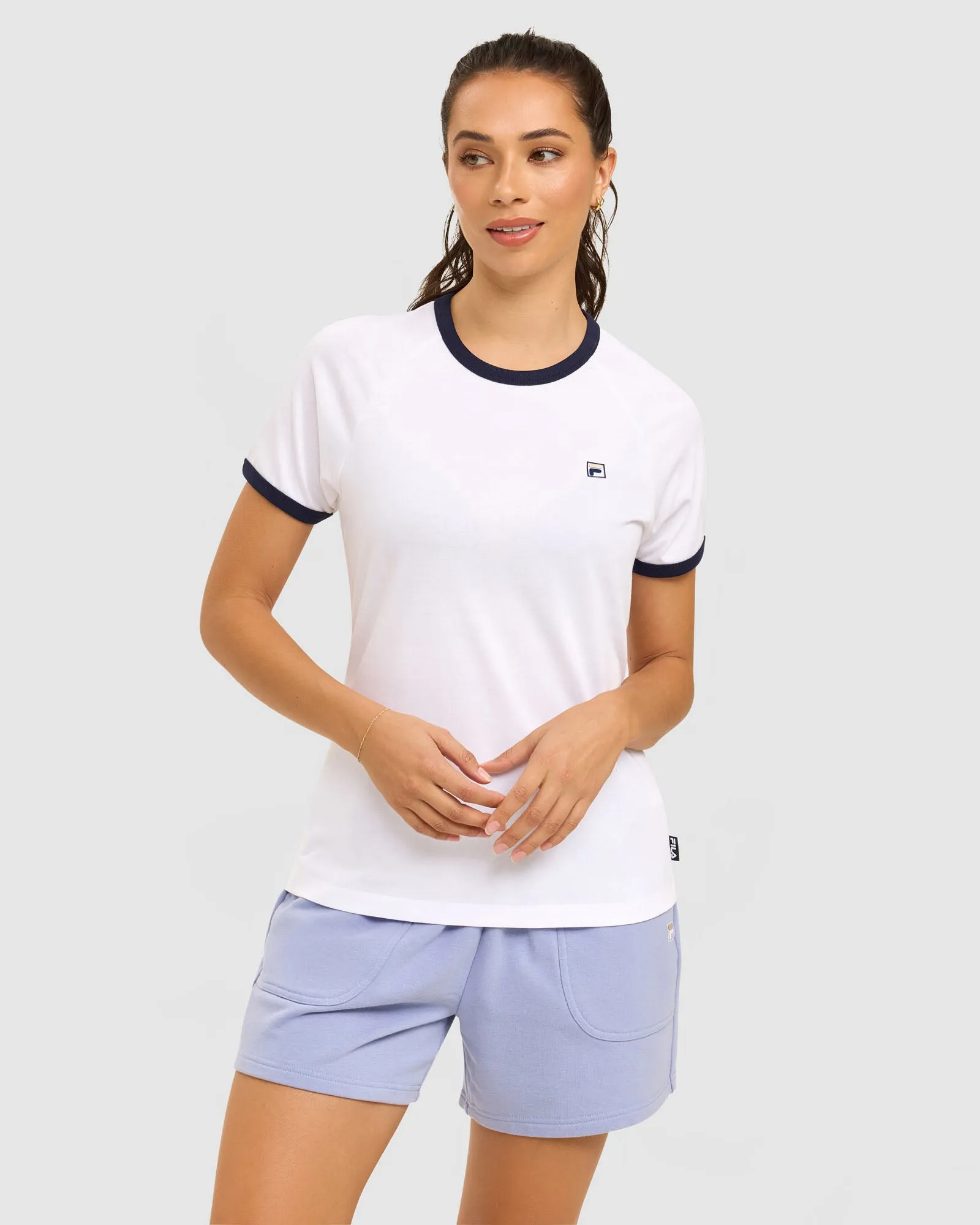 Women's Hazel Ringer Tee -FILA