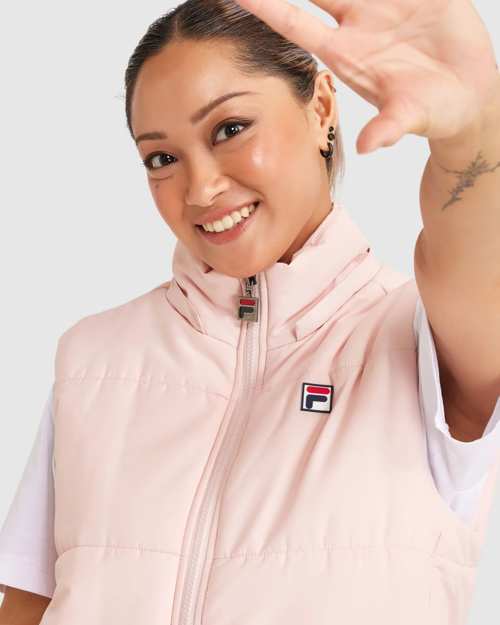 Women's Sanja Puff Vest -FILA